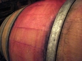 Wine barrel storage at Elenov Winery