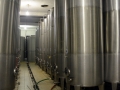 Stainless steel tanks at Bovin Winery