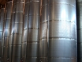Stainless steel tanks at Dalvina Winery