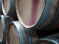 Wine barrels at Dudin Winery