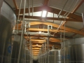 Stainless steel tanks at Dudin Winery
