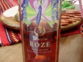 Bottle of Rose at wine tasting room in Dudin Winery