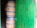 Entrance to Wine Barrel Storage at Ezimit Winery
