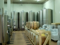 Stainless steel tanks at the Pivka Winery