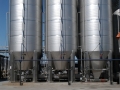 Stainless steel tanks at Tikves Winery
