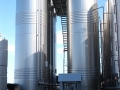 Stainless steel tanks at Tikves Winery