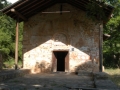 Exterior shot of the Church of St. George in Kurbinovo in Macedonia