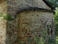 Exterior shot of the Church of St. George in Kurbinovo in Macedonia