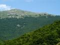 The surrounding environs and mountains of the Church of St. George in Kurbinovo, Macedonia