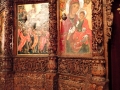 Hand wood-carved iconostasis in Sv Spas Skopje