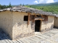 Homes on the Pile Dwelling Settlement at the Bay of the Bones at Plocha Mikov Grad on Lake Ohrid
