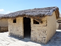 Homes on the Pile Dwelling Settlement at the Bay of the Bones at Plocha Mikov Grad on Lake Ohrid