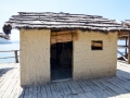 Homes on the Pile Dwelling Settlement at the Bay of the Bones at Plocha Mikov Grad on Lake Ohrid
