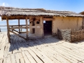 Homes on the Pile Dwelling Settlement at the Bay of the Bones at Plocha Mikov Grad on Lake Ohrid