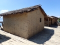 Homes on the Pile Dwelling Settlement at the Bay of the Bones at Plocha Mikov Grad on Lake Ohrid