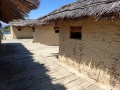 Homes on the Pile Dwelling Settlement at the Bay of the Bones at Plocha Mikov Grad on Lake Ohrid