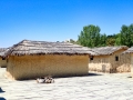 Homes on the Pile Dwelling Settlement at the Bay of the Bones at Plocha Mikov Grad on Lake Ohrid