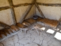 Inside the Homes on the Pile Dwelling Settlement at the Bay of the Bones at Plocha Mikov Grad on Lake Ohrid
