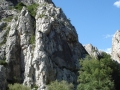 Rock cliff in Demir Kapija Canyon