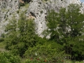 Rock cliff in Demir Kapija Canyon