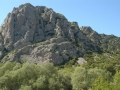 Rock cliff in Demir Kapija Canyon