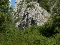 Rock cliff in Demir Kapija Canyon