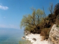 Shoreline view of Lake Ohrid