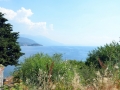 Shoreline view of Lake Ohrid