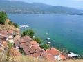 Shoreline view of Lake Ohrid