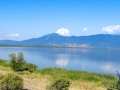 A view of Lake Prespa from the Western Shore