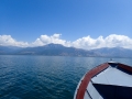 Views while boating on Lake Prespa