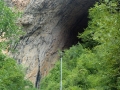 An exterior shot of the Peshna Cave An exterior shot of the Peshna Cave