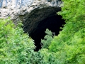 An exterior shot of the Peshna Cave An exterior shot of the Peshna Cave