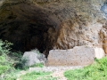 An exterior shot of the Peshna Cave An exterior shot of the Peshna Cave