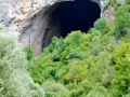 An exterior shot of the Peshna Cave An exterior shot of the Peshna Cave