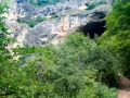 An exterior shot of the Peshna Cave An exterior shot of the Peshna Cave