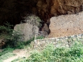 Medieval fortress at the opening of Peshna Cave Medieval fortress at the opening of Peshna Cave