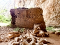 Medieval fortress at the opening of Peshna Cave Medieval fortress at the opening of Peshna Cave