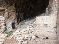 Medieval fortress at the opening of Peshna Cave