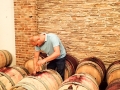 Barrel tasting at the Bovin Winery with Aleksandar Bogevski