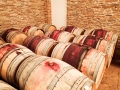 Barrels at the Bovin Winery