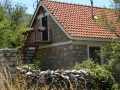 Stone architecture in the mountain village of Galichnik