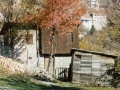 Stone architecture in the mountain village of Galichnik