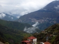The mountain village of Galichnik in the clouds