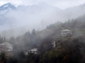 The mountain village of Galichnik in the clouds