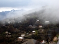 The mountain village of Galichnik in the clouds